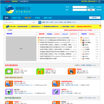 慢慢游社区网站